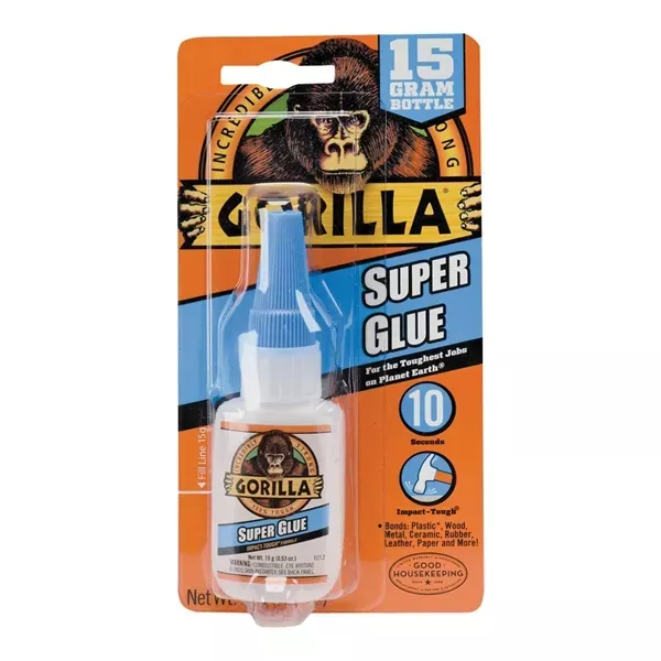 gorilla-7805009-super-glue-15-g-bottle Gorilla 7805009 Super Glue, 15 g Bottle