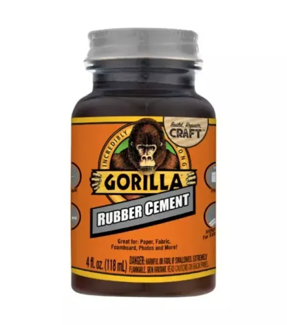 gorilla-glue-rubber-cement-4-oz Gorilla Glue, Rubber Cement, 4 oz