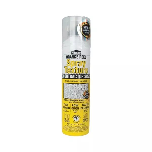 homax-4092-06-orange-peel-wall-texture-20-oz-aerosol-can Homax 4092-06 Orange Peel Wall Texture, 20 oz Aerosol Can