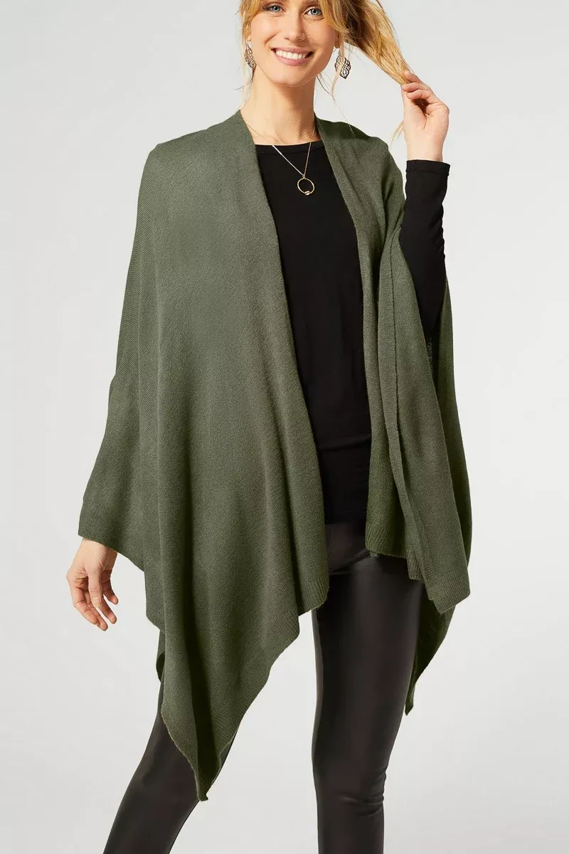 kiara-lightweight-wrap-olive Kiara Lightweight Wrap Olive