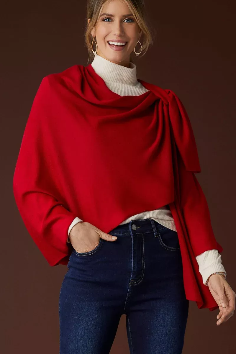 kiara-pull-thru-wrap-with-embellishment-red Kiara Pull Thru Wrap with Embellishment Red