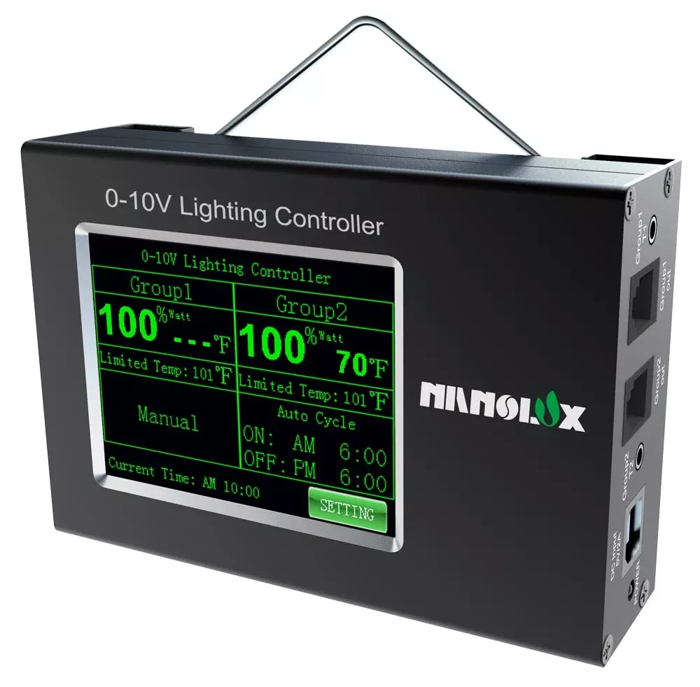 Lighting Controller 0-10V, 2-zone w/temp - Case of 2