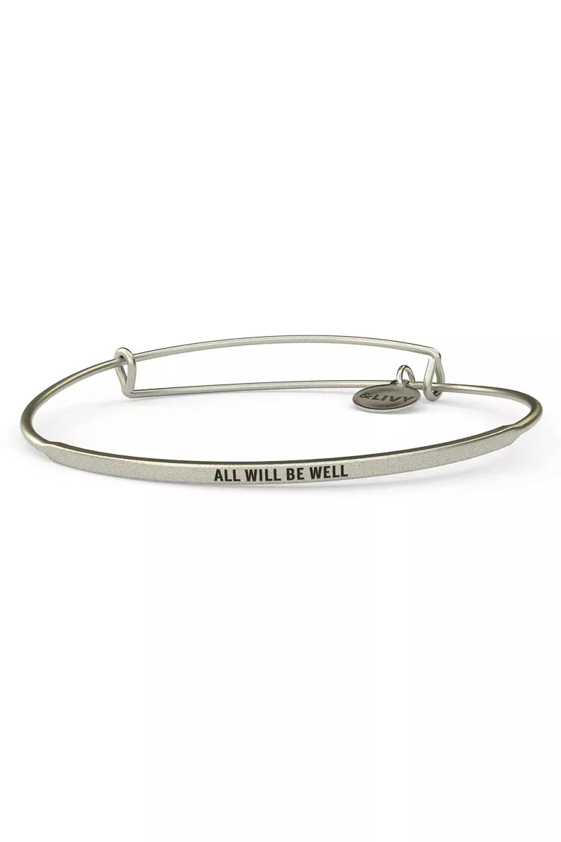 livy-posy-bracelet-all-will-be-well-antique-silver &Livy Posy Bracelet All Will Be Well Antique Silver