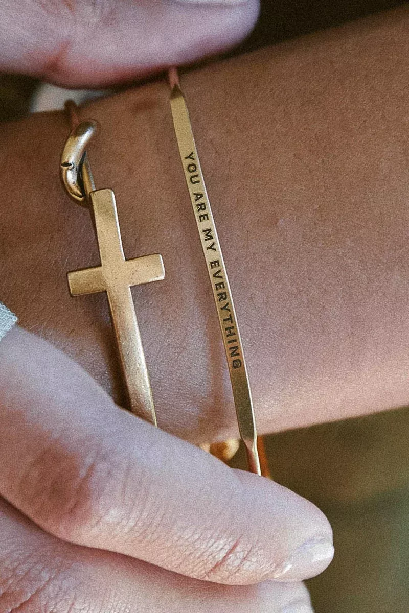 livy-posy-bracelet-you-are-my-everything-antique-gold &Livy Posy Bracelet You Are My Everything Antique Gold