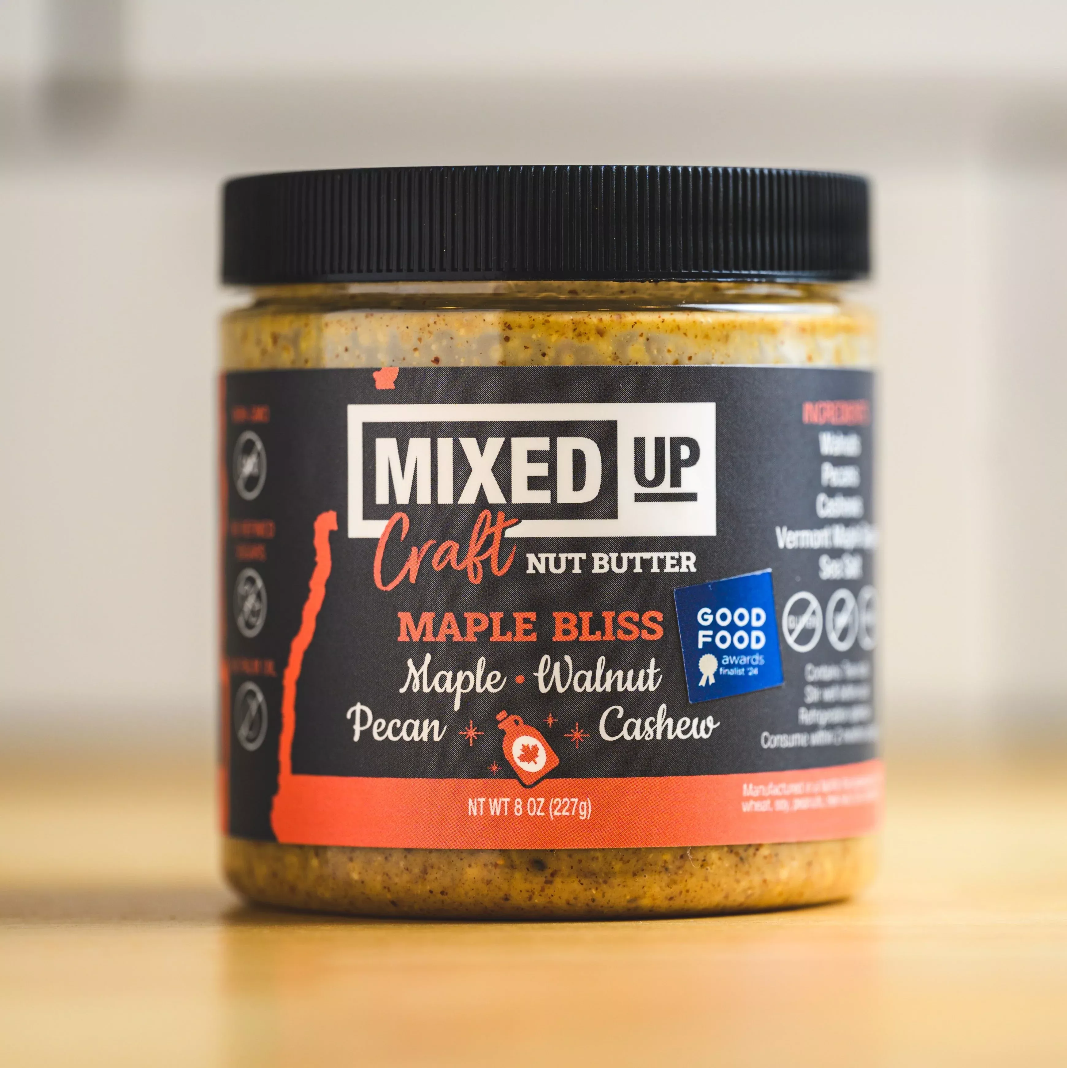 maple-bliss-maple-walnut-pecan-nut-butter-8-oz "Maple Bliss" - Maple, Walnut & Pecan Nut Butter - 8 oz