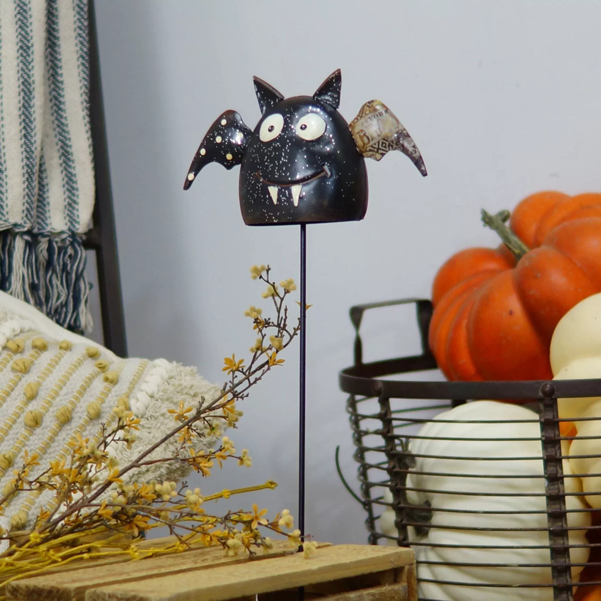 metal-bat-garden-stake-27-halloween-yard-decor Metal Bat Garden Stake 27" Halloween Yard Decor