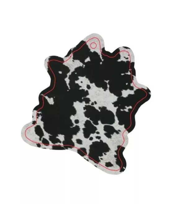 Midwestern Merch, Black Cowhide Air Freshener