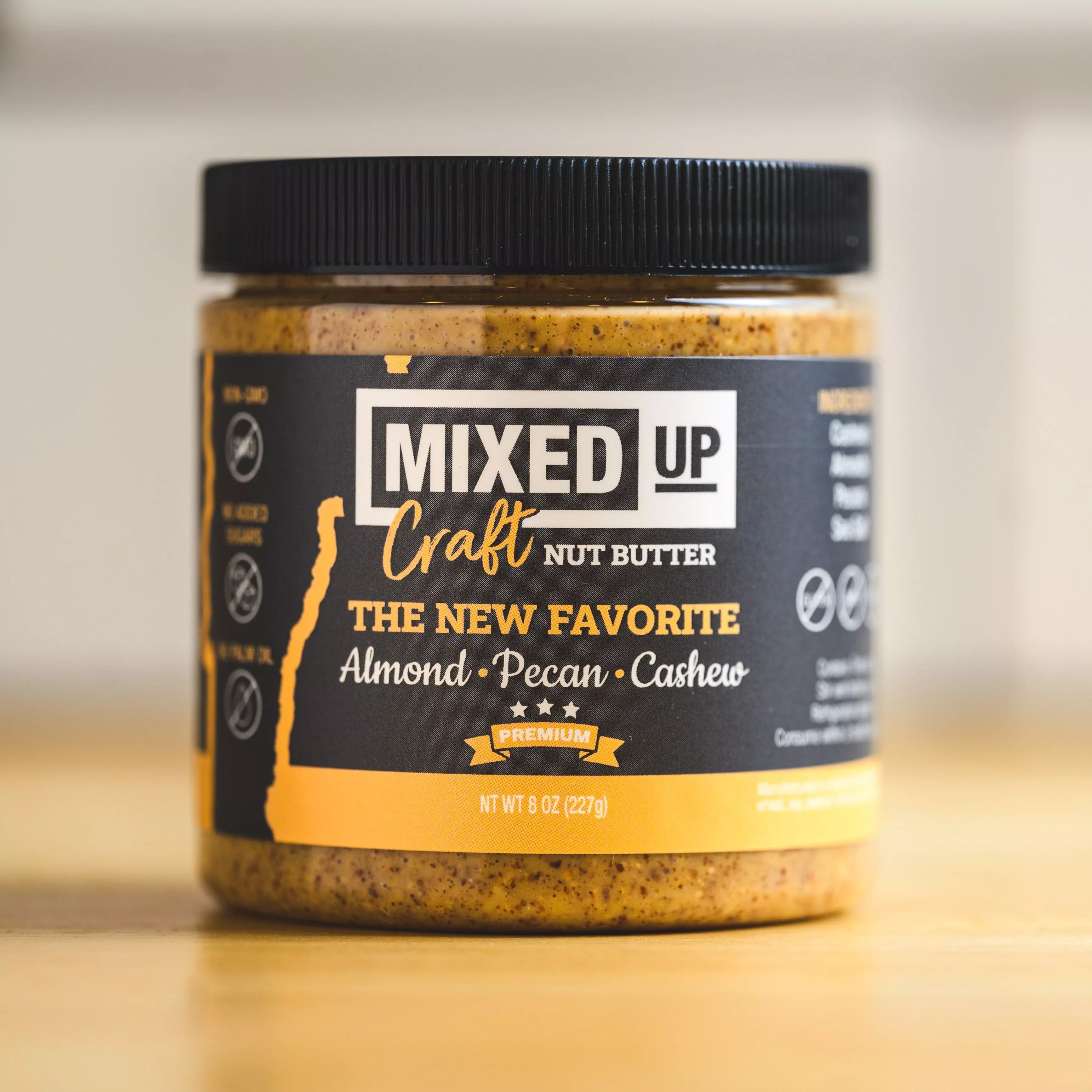 new-favorite-almond-pecan-cashew-nut-butter-8-oz "The New Favorite" - Almond, Pecan, and Cashew Nut Butter - 8 oz