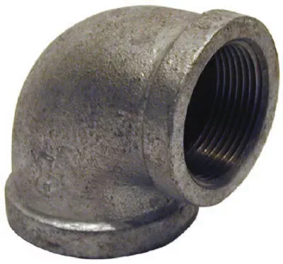 pipe-fittings-galvanized-reducing-elbow-90-degree-3-4-x-1-2-in Pipe Fittings, Galvanized Reducing Elbow, 90 Degree, 3/4 x 1/2-In.