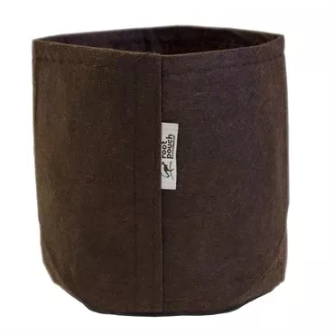 root-pouch-root-pouch-synthetic-blend-multi-use-fabric-container-brown-2gal-8-5i Root Pouch Root Pouch Synthetic Blend Multi Use Fabric Container - Brown 2gal - 8.5inW x 8.5inH, no handles - 25 pack