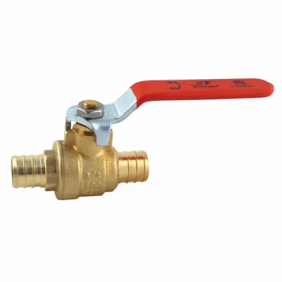 sharkbite-22462lf-ball-valve-3-4-in-barb-brass-lever SharkBite 22462LF Ball Valve, 3/4 in Barb, Brass, Lever