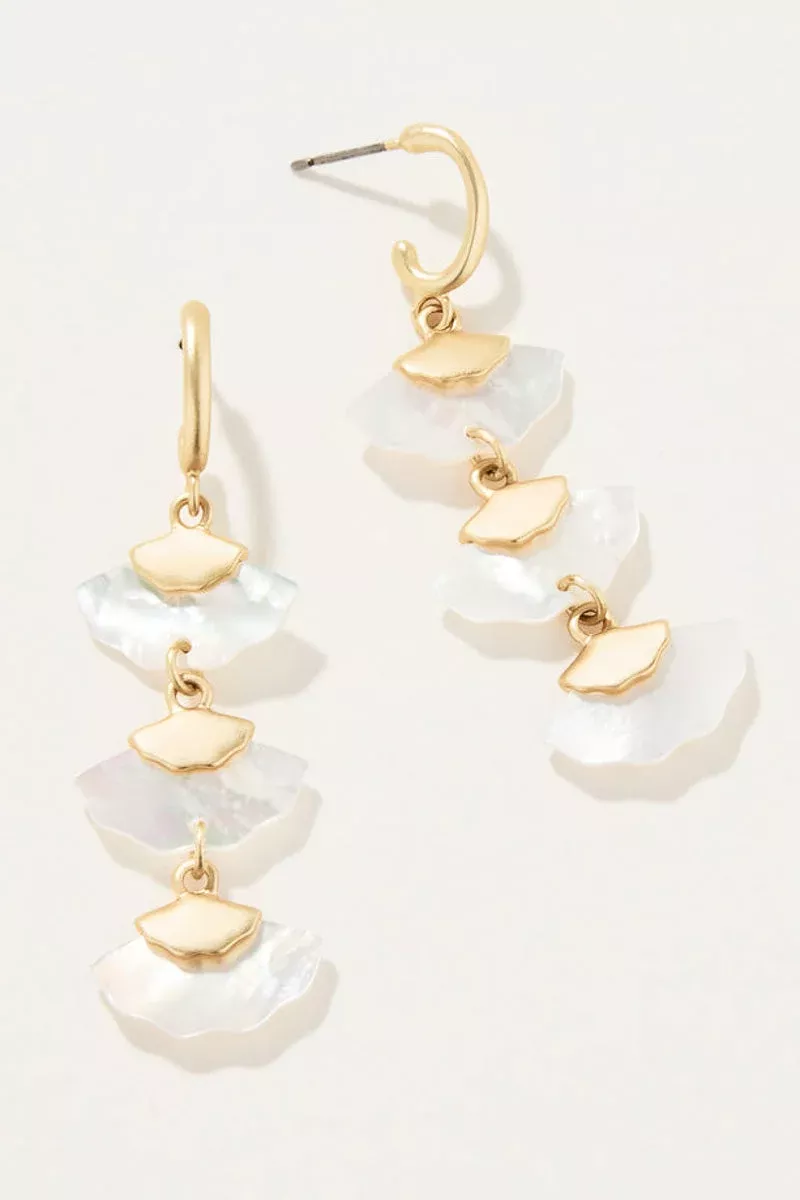 Spartina Buttercup Dangle Mother of Pearl Earrings