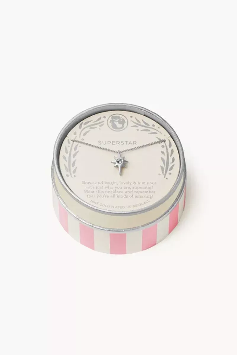 Spartina Sea La Vie Celebrate Star Necklace Silver