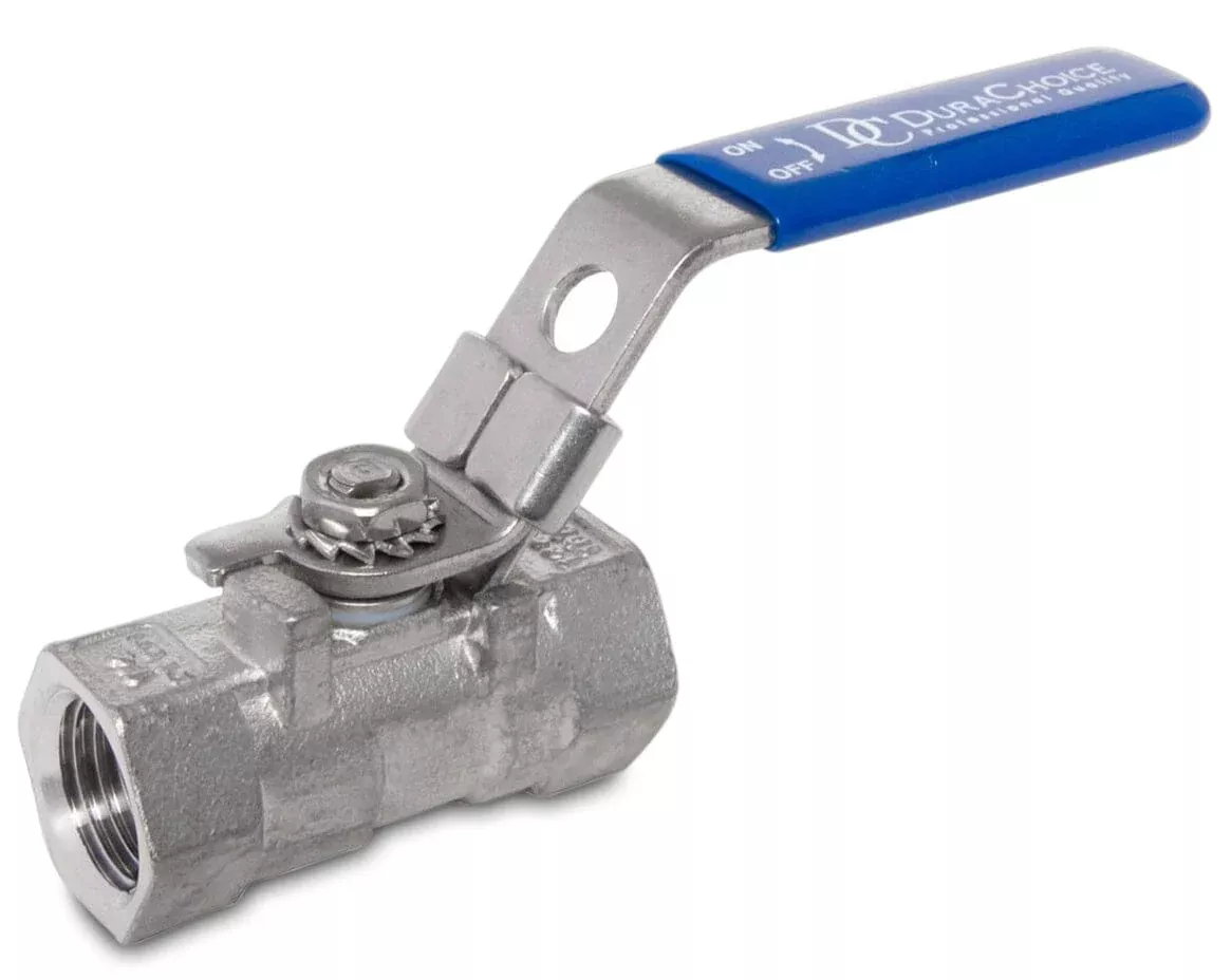 stainless-steel-316-ball-valve-1-piece-standard-port-1-000-psi-wog Stainless Steel (316) Ball Valve - 1 Piece Standard Port, 1,000 PSI (WOG)