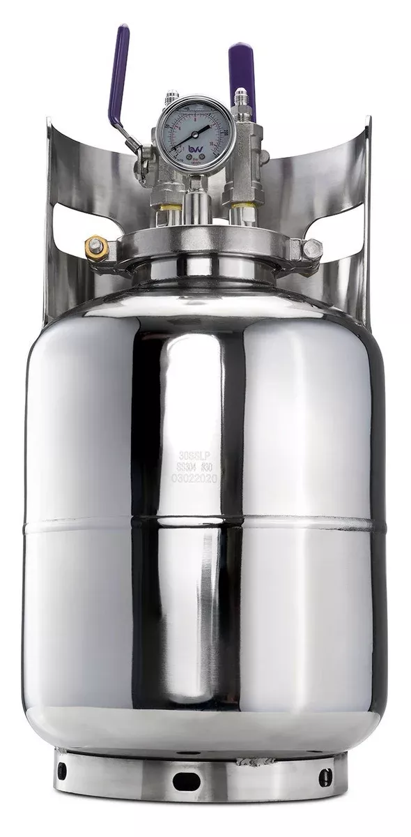 stainless-steel-lp-tank-includes-gas-liquid-fill-drain-ports Stainless Steel LP Tank - Includes Gas and Liquid Fill/Drain Ports