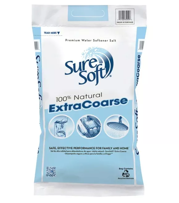Sure Soft, Water Softener Extra Coarse Salt, 40 lb