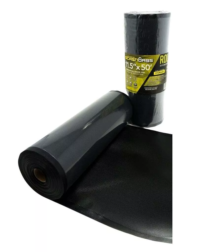 symbys-stashbags-11-5-x-50-vacuum-seal-roll-black-clear-case-20-rolls SYMBYS StashBags – 11.5″ x 50′ Vacuum Seal Roll (Black/Clear) - Case of 20 Rolls