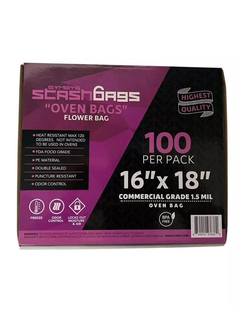symbys-stashbags-16-x-18-commercial-grade-oven-bags-pack-25-bags SYMBYS StashBags – 16″ x 18″ Commercial Grade Oven Bags - Pack of 25 Bags