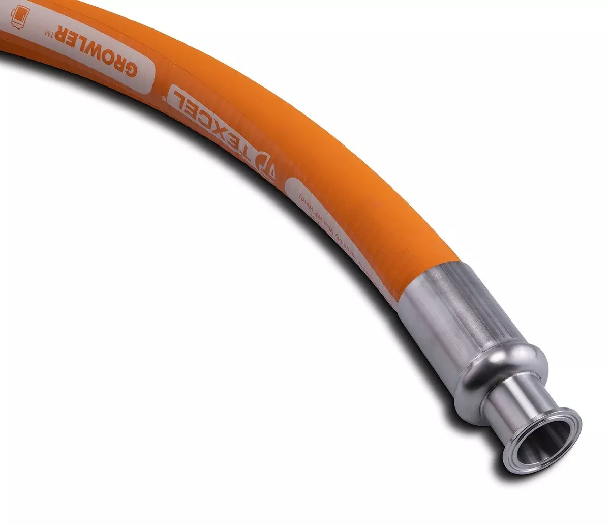 texcel-1-5-tri-clamp-fda-grade-growler-hose-40-to-248-f Texcel 1.5" Tri-Clamp FDA Grade Growler Hose -40 to 248°F