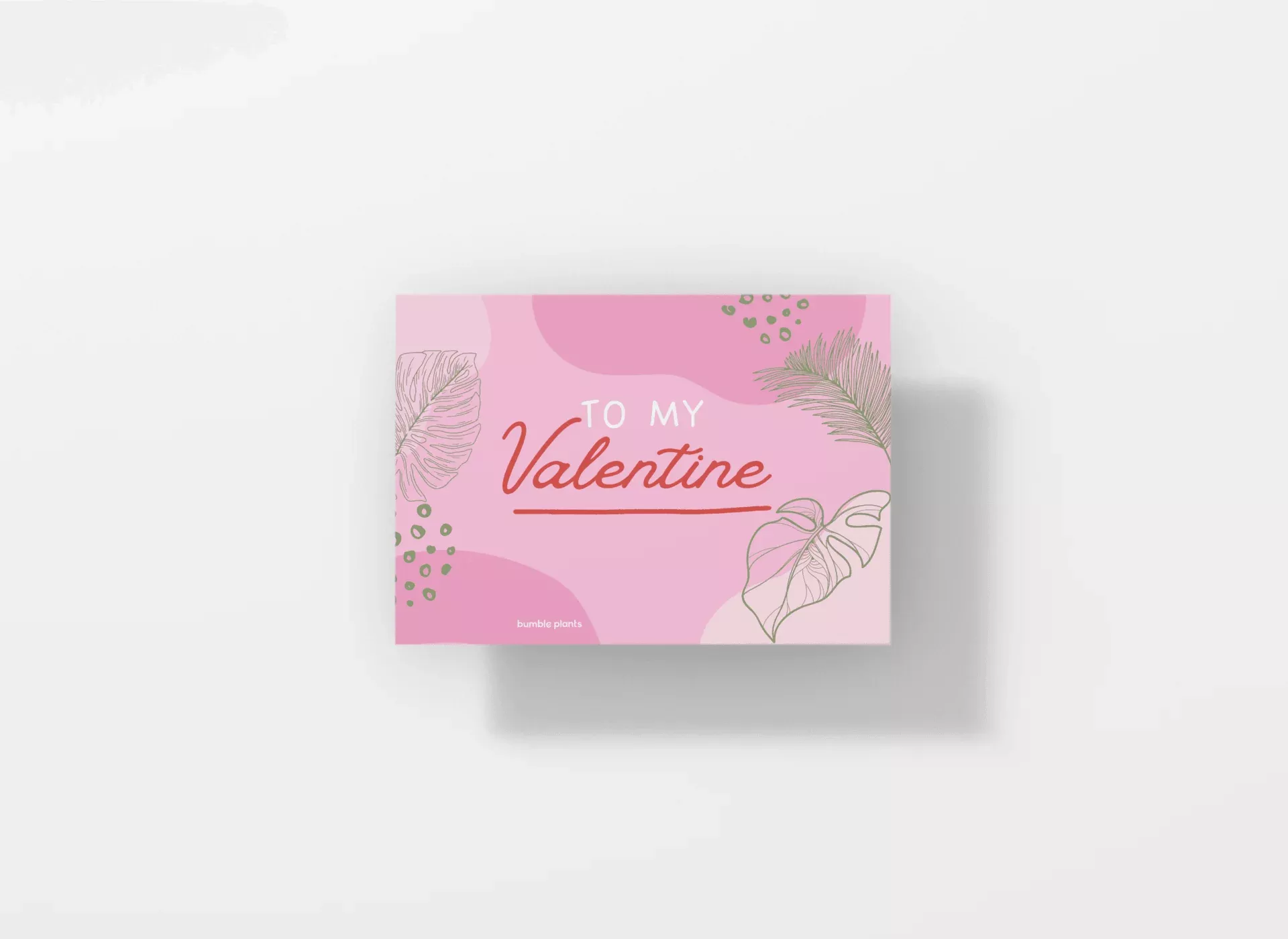 to-my-valentine-plant-card "To My Valentine" Plant Card
