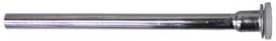 Toilet Supply Tube, Chrome, 3/8 x 12-In.
