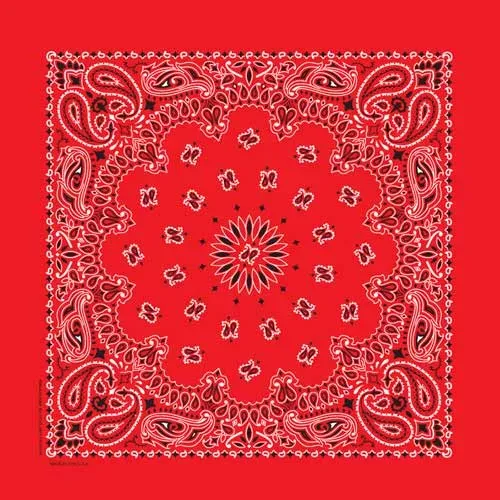 traditional-paisley-bandana-multiple-colors Traditional Paisley Bandana, Multiple Colors