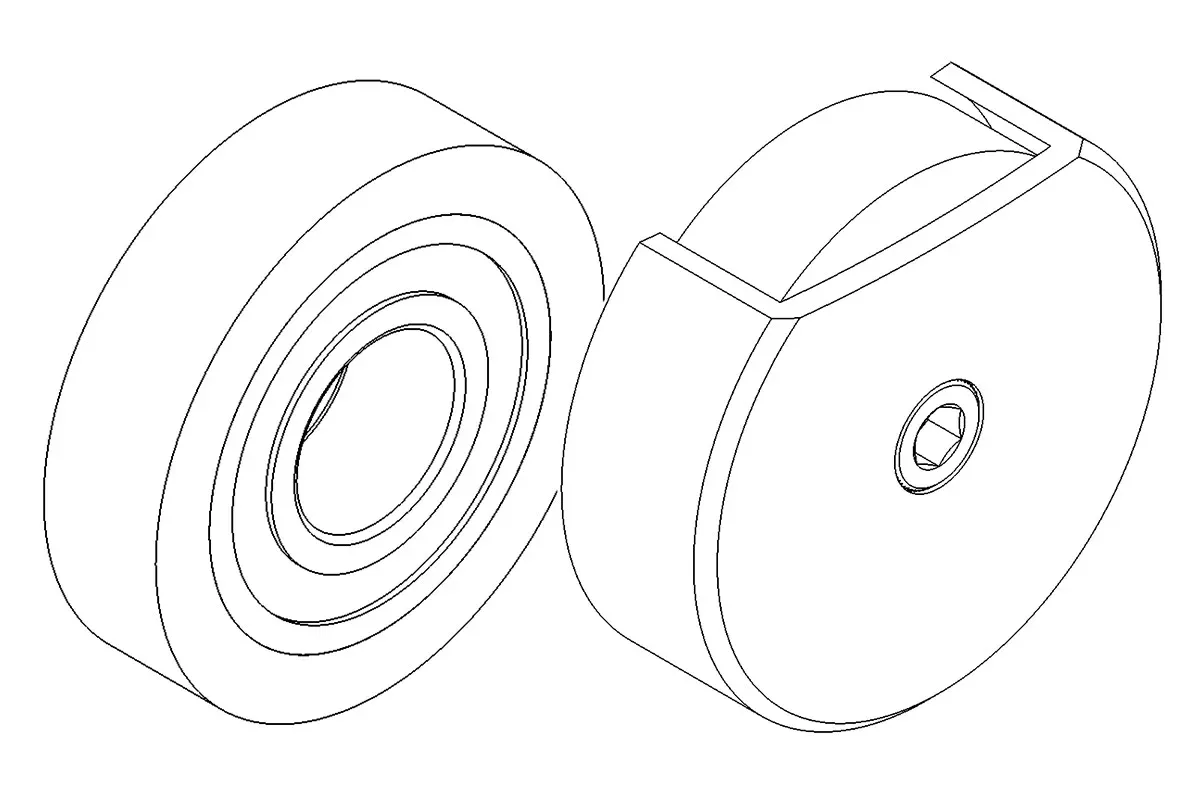 triminator-bearing-with-cover-xl-trimmer Triminator Bearing with Cover for XL Trimmer