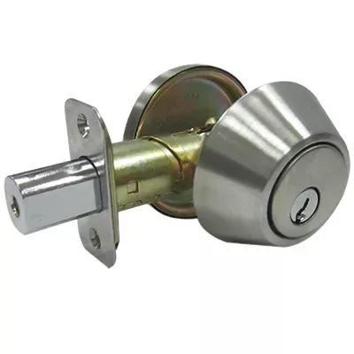 tru-guard-single-cylinder-deadbolt-stainless-steel Tru-Guard Single-Cylinder Deadbolt, Stainless Steel