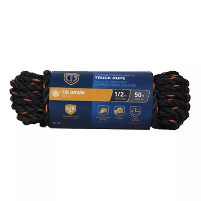 truck-rope-twisted-polypropylene-black-orange-1-2-in-x-50-ft Truck Rope, Twisted Polypropylene, Black & Orange, 1/2-In. x 50-Ft.