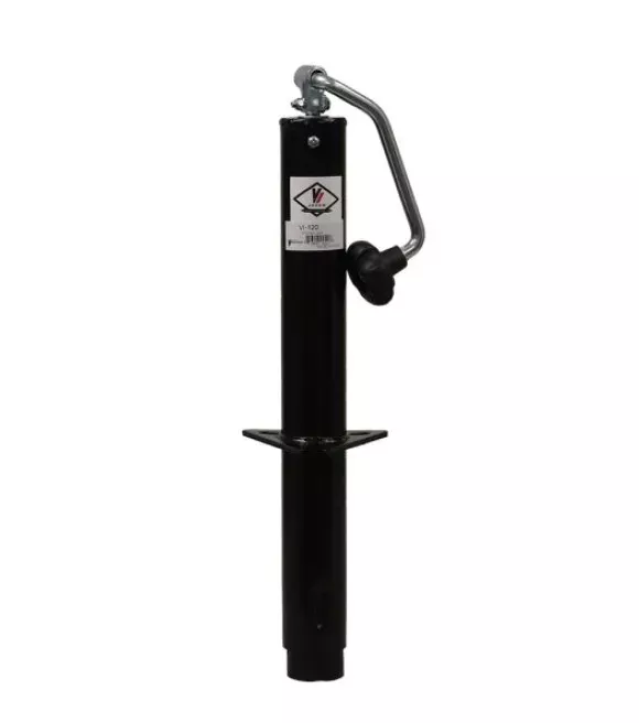 valley-industries-10-lift-weld-on-pipe-mount-sidewind-trailer-jack-5-000-lb Valley Industries, 10" Lift Weld-On Pipe-Mount Sidewind Trailer Jack, 5,000 lb