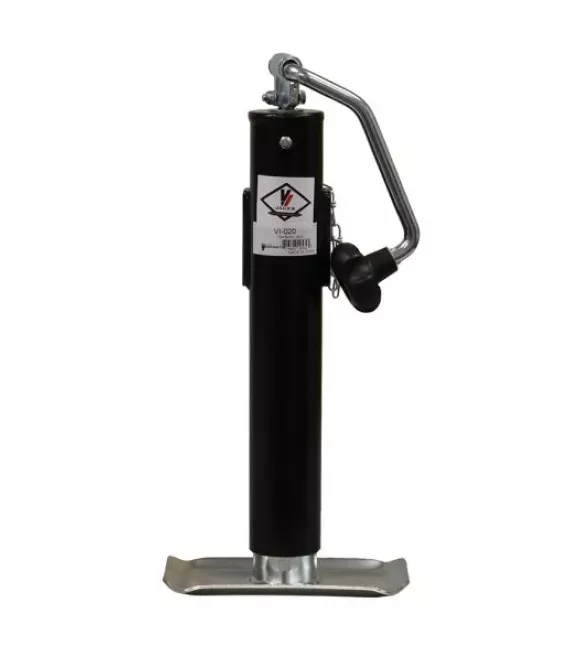 valley-industries-10-lift-weld-on-pipe-mount-topwind-trailer-jack-2-000-lb Valley Industries, 10" Lift Weld-On Pipe-Mount Topwind Trailer Jack, 2,000 lb