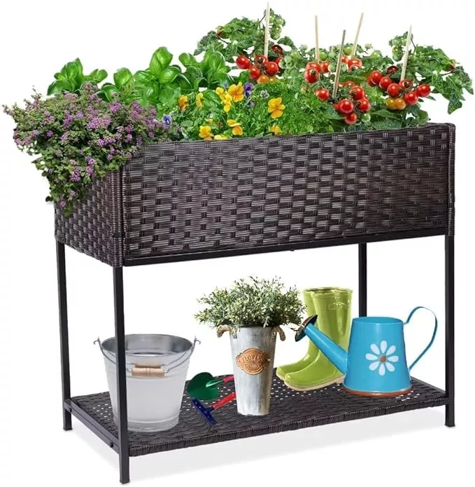 wonder-garden-raised-garden-bed-planter-box-elevated-raised-garden-beds-outdoor- WONDER GARDEN Raised Garden Bed-Planter Box - Elevated Raised Garden Beds Outdoor with Legs for Vegetables Flower Herb Backyard Patio