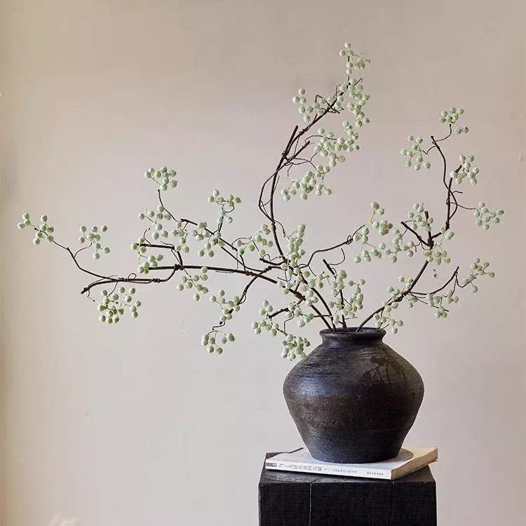 zen-style-light-green-berry-stem-37-8-tall Zen Style Light Green Berry Stem 37.8" Tall