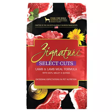 zignature-select-cuts-lamb-formula-dog-food-25-lb Zignature Select Cuts Lamb Formula for Dog Food - 25 lb