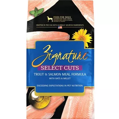 zignature-select-cuts-trout-salmon-meal-formula-dog-food-4-lb Zignature Select Cuts Trout & Salmon Meal Formula for Dog Food - 4 lb
