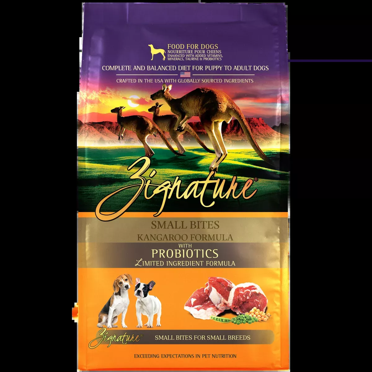 zignature-small-bites-kangaroo-formula-dry-dog-food Zignature Small Bites Kangaroo Formula Dry Dog Food