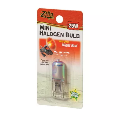 zilla-night-red-mini-halogen-bulb-25-w Zilla Night Red Mini Halogen Bulb - 25 w