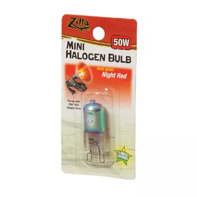 zilla-night-red-mini-halogen-bulb-50-w Zilla Night Red Mini Halogen Bulb - 50 w