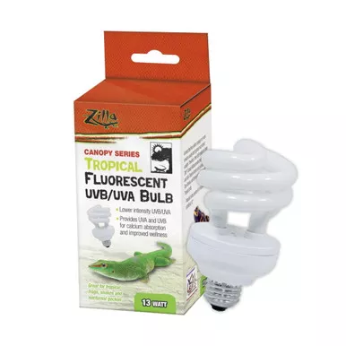 zilla-tropical-fluorescent-uvb-uva-bulb-13-w Zilla Tropical Fluorescent UVB/UVA Bulb - 13 w