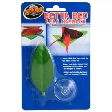 zoo-med-betta-bed-leaf-hammock-fish Zoo Med Betta Bed Leaf Hammock for Fish