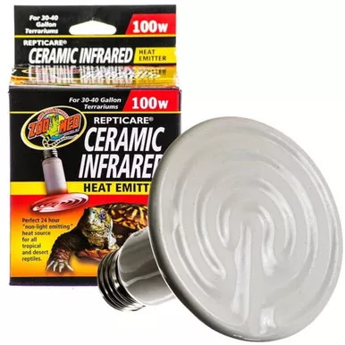 zoo-med-repticare-ceramic-infrared-heat-emitter-100-w Zoo Med Repticare Ceramic Infrared Heat Emitter - 100 w