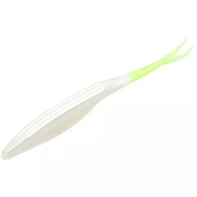 zoom-super-fluke-baitfish-imitator-white-pearl-chartreuse-tail Zoom Super Fluke Baitfish Imitator - White Pearl/Chartreuse Tail