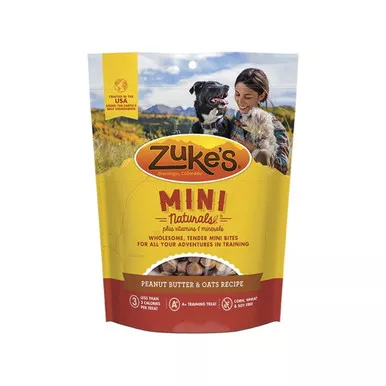 zuke-s-mini-naturals-peanut-butter-oats-recipe-6-oz Zuke's Mini Naturals Peanut Butter & Oats Recipe - 6 oz